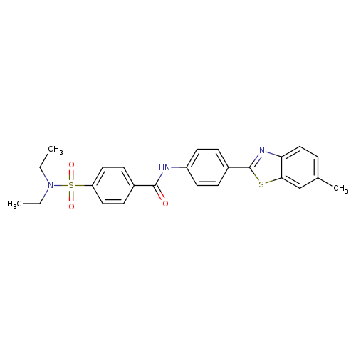 4-(diethylsulfamoyl)-N-[4-(6-methyl-1,3-benzothiazol-2-yl)phenyl]benzamide