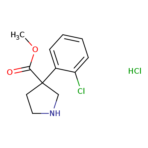 methyl3-(2-chlorophenyl)pyrrolidine-3-carboxylatehydrochloride