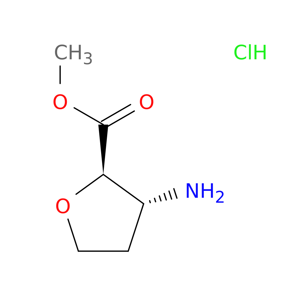 methyl (2R,3R)-3-aminotetrahydrofuran-2-carboxylate hydrochloride