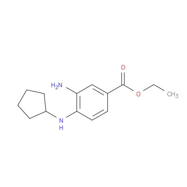Ethyl 3-amino-4-(cyclopentylamino)benzoate