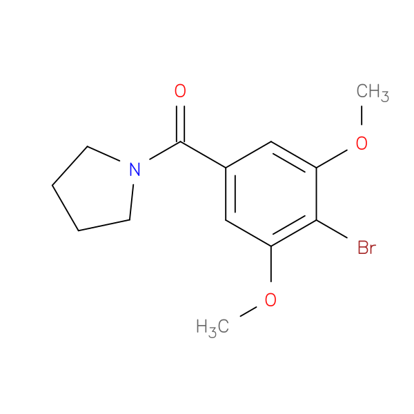 1-(4-bromo-3,5-dimethoxybenzoyl)pyrrolidine