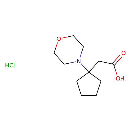 2-[1-(morpholin-4-yl)cyclopentyl]acetic acid hydrochloride