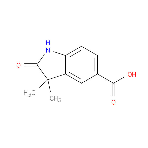 3,3-Dimethyl-2-oxo-2,3-dihydro-1h-indole-5-carboxylic acid