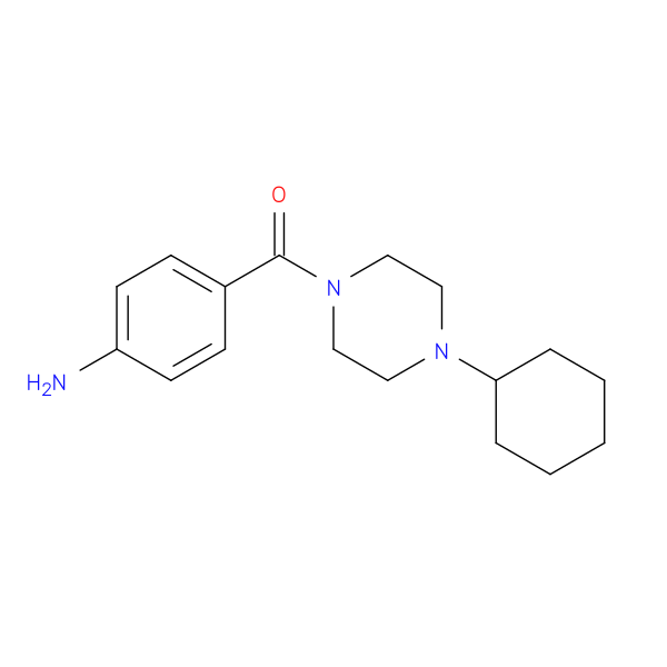(4-Aminophenyl)(4-cyclohexylpiperazino)methanone