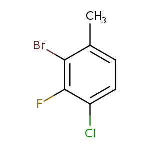 2-Bromo-4-chloro-3-fluoro-1-methylbenzene