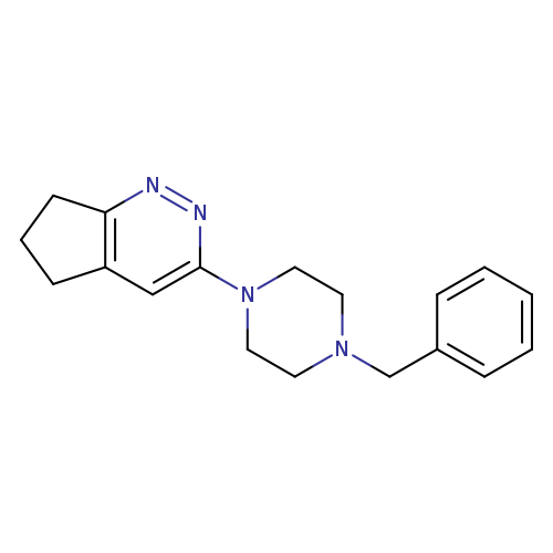 1-benzyl-4-{5H,6H,7H-cyclopenta[c]pyridazin-3-yl}piperazine