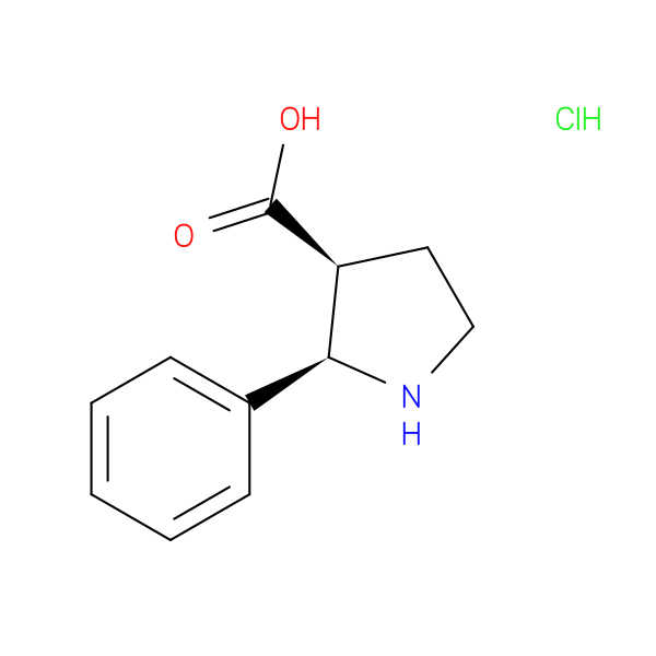 (2R,3S)-2-phenylpyrrolidine-3-carboxylic acid hydrochloride