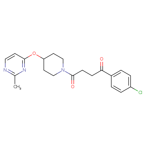 1-(4-chlorophenyl)-4-{4-[(2-methylpyrimidin-4-yl)oxy]piperidin-1-yl}butane-1,4-dione