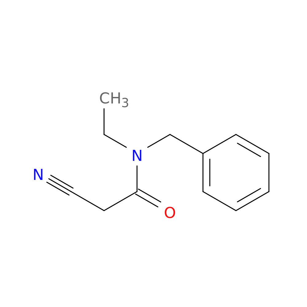 N-benzyl-2-cyano-N-ethylacetamide