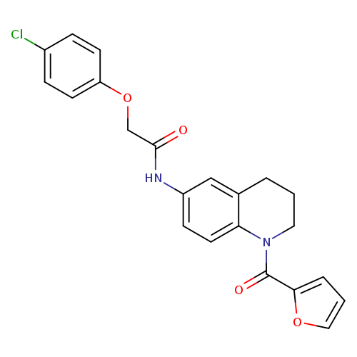 2-(4-chlorophenoxy)-N-[1-(furan-2-carbonyl)-1,2,3,4-tetrahydroquinolin-6-yl]acetamide