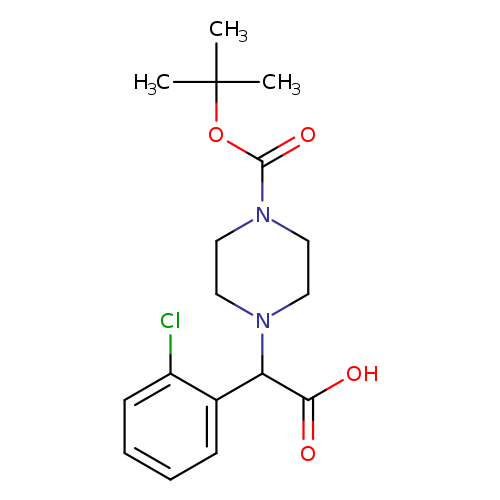 2-(4-Boc-piperazinyl)-2-(2-chlorophenyl)acetic acid