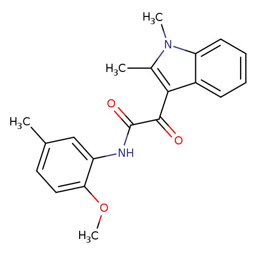 2-(1,2-dimethyl-1H-indol-3-yl)-N-(2-methoxy-5-methylphenyl)-2-oxoacetamide