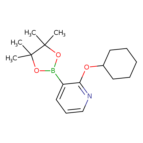 2-Cyclohexyloxypyridine-3-boronic acid, pinacol ester