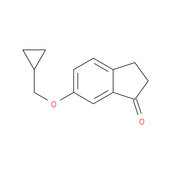 6-(cyclopropylmethoxy)-2,3-dihydro-1H-inden-1-one