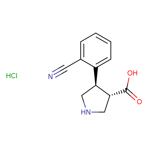 (+/-)-Trans-4-(2-cyanophenyl)pyrrolidine-3-carboxylic acid hydrochloride
