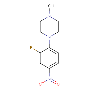 1-(2-Fluoro-4-nitrophenyl)-4-methylpiperazine