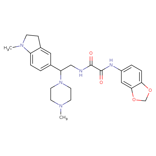 N-(2H-1,3-benzodioxol-5-yl)-N'-[2-(1-methyl-2,3-dihydro-1H-indol-5-yl)-2-(4-methylpiperazin-1-yl)ethyl]ethanediamide
