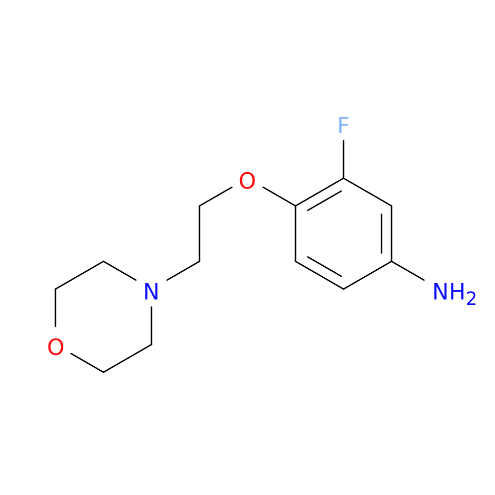 3-Fluoro-4-[2-(4-morpholinyl)ethoxy]phenylamine
