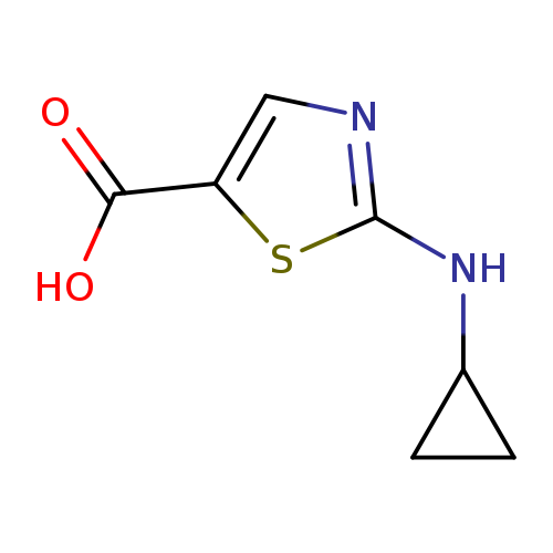 2-(cyclopropylamino)-1,3-thiazole-5-carboxylic acid