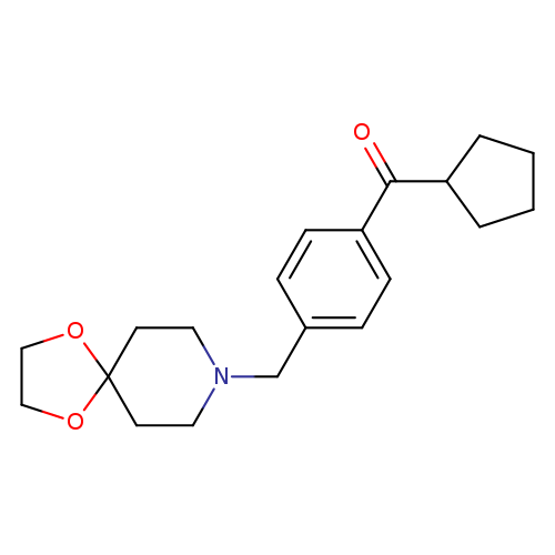 (4-(1,4-Dioxa-8-azaspiro[4.5]decan-8-ylmethyl)phenyl)(cyclopentyl)methanone