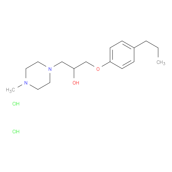 1-(4-methylpiperazin-1-yl)-3-(4-propylphenoxy)propan-2-ol dihydrochloride