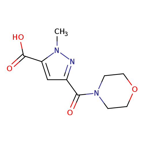 1-methyl-3-(morpholin-4-ylcarbonyl)-1H-pyrazole-5-carboxylic acid