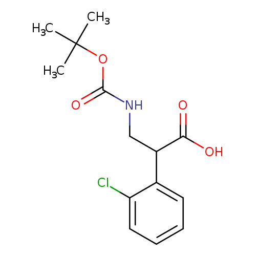 3-{[(tert-butoxy)carbonyl]amino}-2-(2-chlorophenyl)propanoic acid