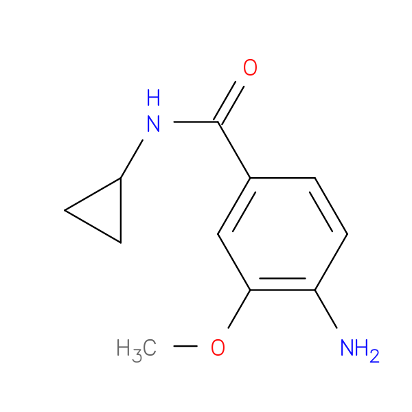 Benzamide,4-amino-N-cyclopropyl-3-methoxy-