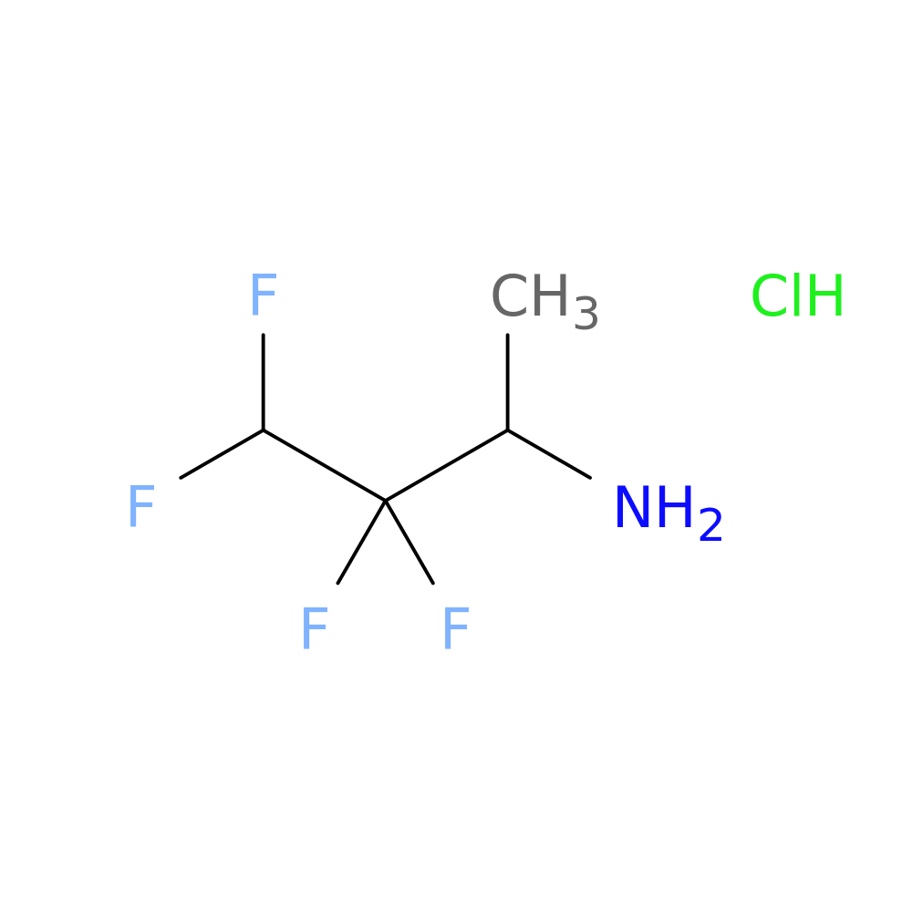 3,3,4,4-tetrafluorobutan-2-amine hydrochloride