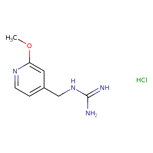 N-[(2-methoxypyridin-4-yl)methyl]guanidine hydrochloride
