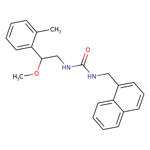 3-[2-methoxy-2-(2-methylphenyl)ethyl]-1-[(naphthalen-1-yl)methyl]urea