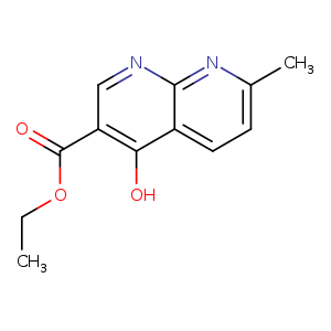 1,8-Naphthyridine-3-carboxylic acid, 4-hydroxy-7-methyl-, ethyl ester