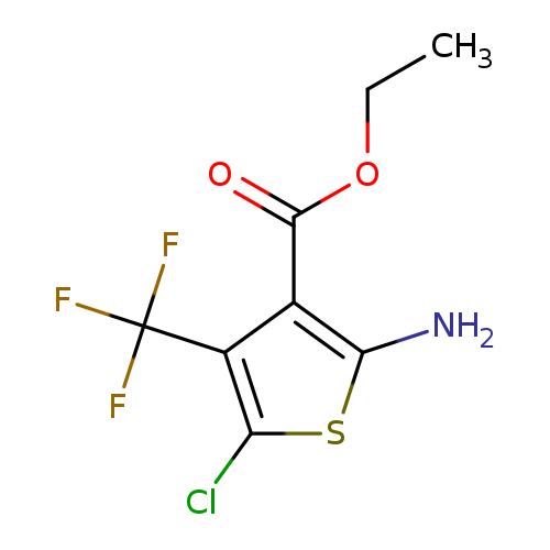 ethyl 2-amino-5-chloro-4-(trifluoromethyl)thiophene-3-carboxylate