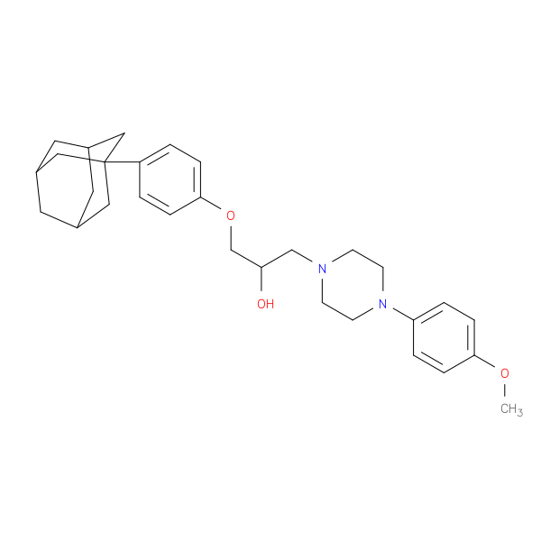 1-[4-(adamantan-1-yl)phenoxy]-3-[4-(4-methoxyphenyl)piperazin-1-yl]propan-2-ol