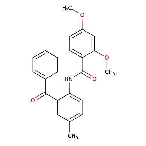 N-(2-benzoyl-4-methylphenyl)-2,4-dimethoxybenzamide