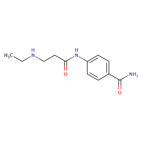 4-([3-(Ethylamino)propanoyl]amino)benzamide