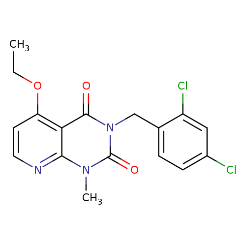 3-[(2,4-dichlorophenyl)methyl]-5-ethoxy-1-methyl-1H,2H,3H,4H-pyrido[2,3-d]pyrimidine-2,4-dione