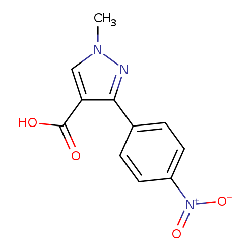 1-methyl-3-(4-nitrophenyl)-1H-pyrazole-4-carboxylic acid