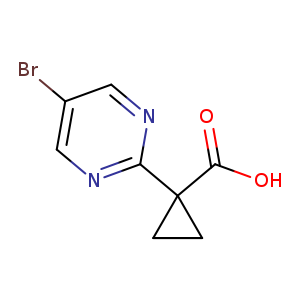 1-(5-BROMOPYRIMIDIN-2-YL)CYCLOPROPANECARBOXYLIC ACID