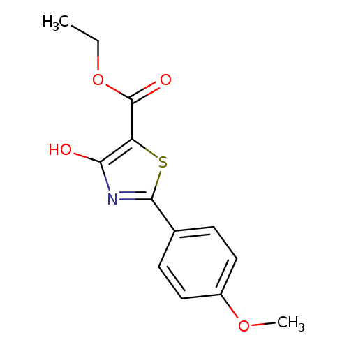 Ethyl 4-hydroxy-2-(4-methoxyphenyl)-1,3-thiazole-5-carboxylate