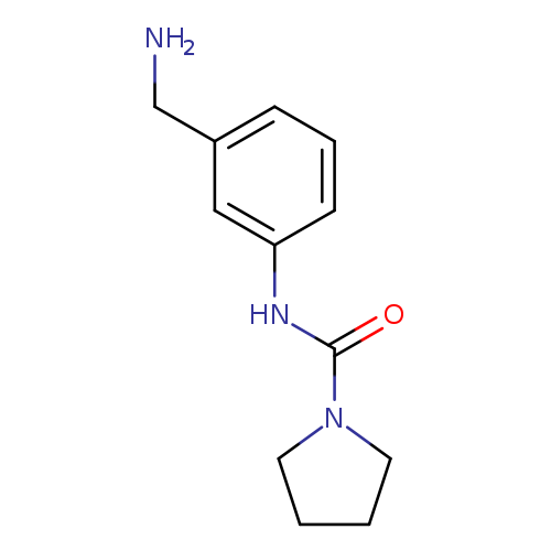 N-[3-(aminomethyl)phenyl]pyrrolidine-1-carboxamide