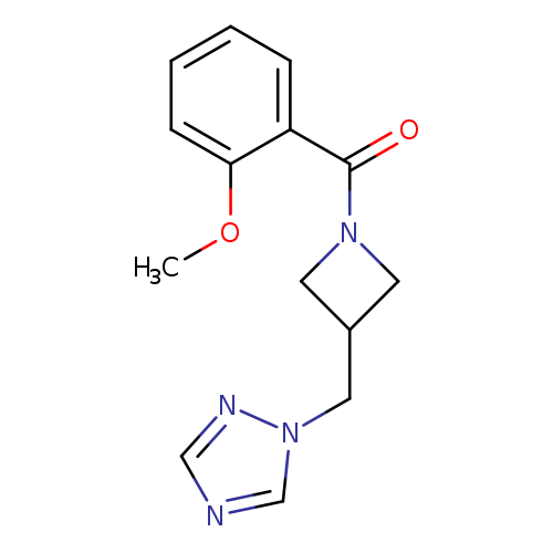 1-{[1-(2-methoxybenzoyl)azetidin-3-yl]methyl}-1H-1,2,4-triazole