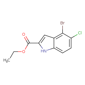 ethyl 4-bromo-5-chloro-1H-indole-2-carboxylate