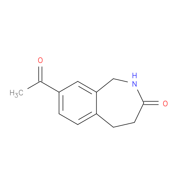 8-acetyl-2,3,4,5-tetrahydro-1H-2-benzazepin-3-one