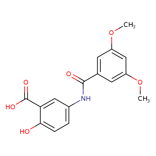 Benzoic acid, 5-[(3,5-dimethoxybenzoyl)amino]-2-hydroxy-