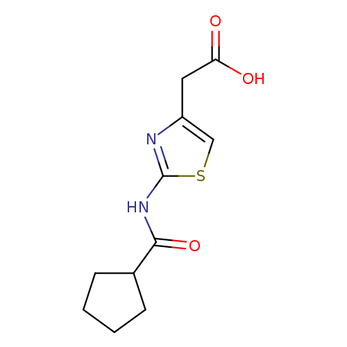 (2-[(CYCLOPENTYLCARBONYL)AMINO]-1,3-THIAZOL-4-YL)ACETIC ACID