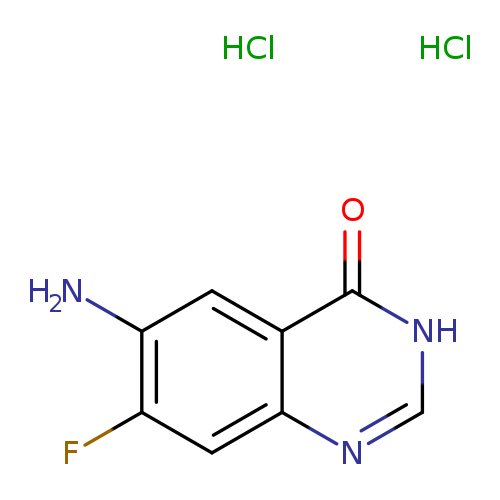 6-amino-7-fluoro-3,4-dihydroquinazolin-4-onedihydrochloride
