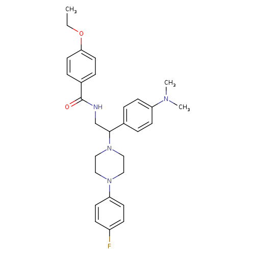 N-{2-[4-(dimethylamino)phenyl]-2-[4-(4-fluorophenyl)piperazin-1-yl]ethyl}-4-ethoxybenzamide