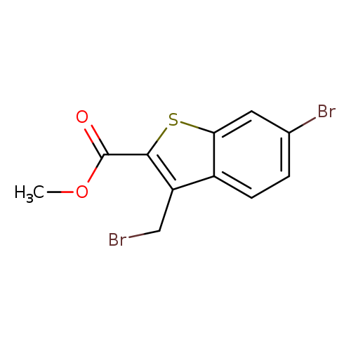 methyl 6-bromo-3-(bromomethyl)-1-benzothiophene-2-carboxylate