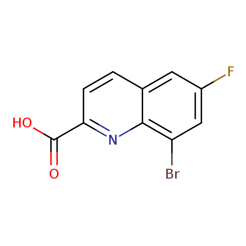 8-bromo-6-fluoroquinoline-2-carboxylicacid